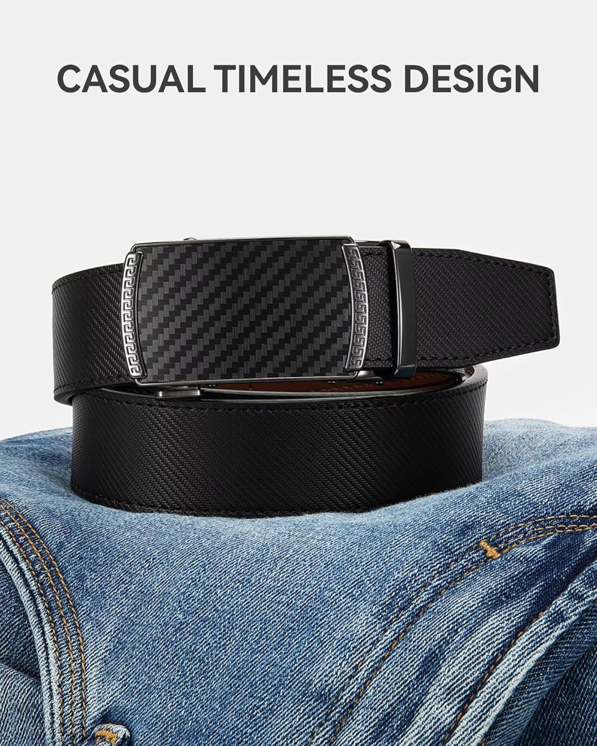 Thumbnail 1 de CHAOREN Belts for Men – Ratchet Leather Belt with Removable Buckle (1 3/8")