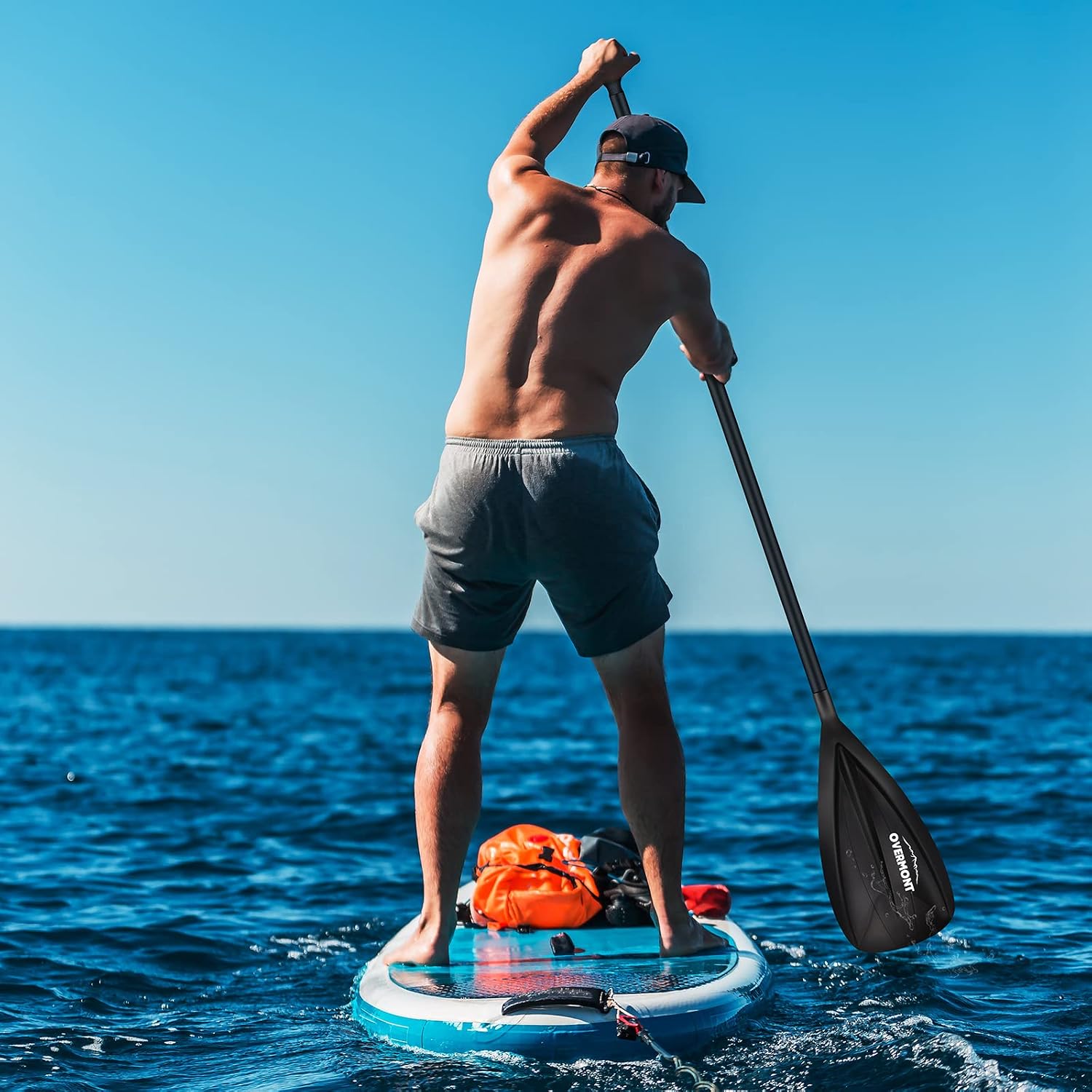 Thumbnail 6 de OVERMONT Paddle SUP in alluminio, 3 pezzi regolabile – pala completa per Stand Up Paddle