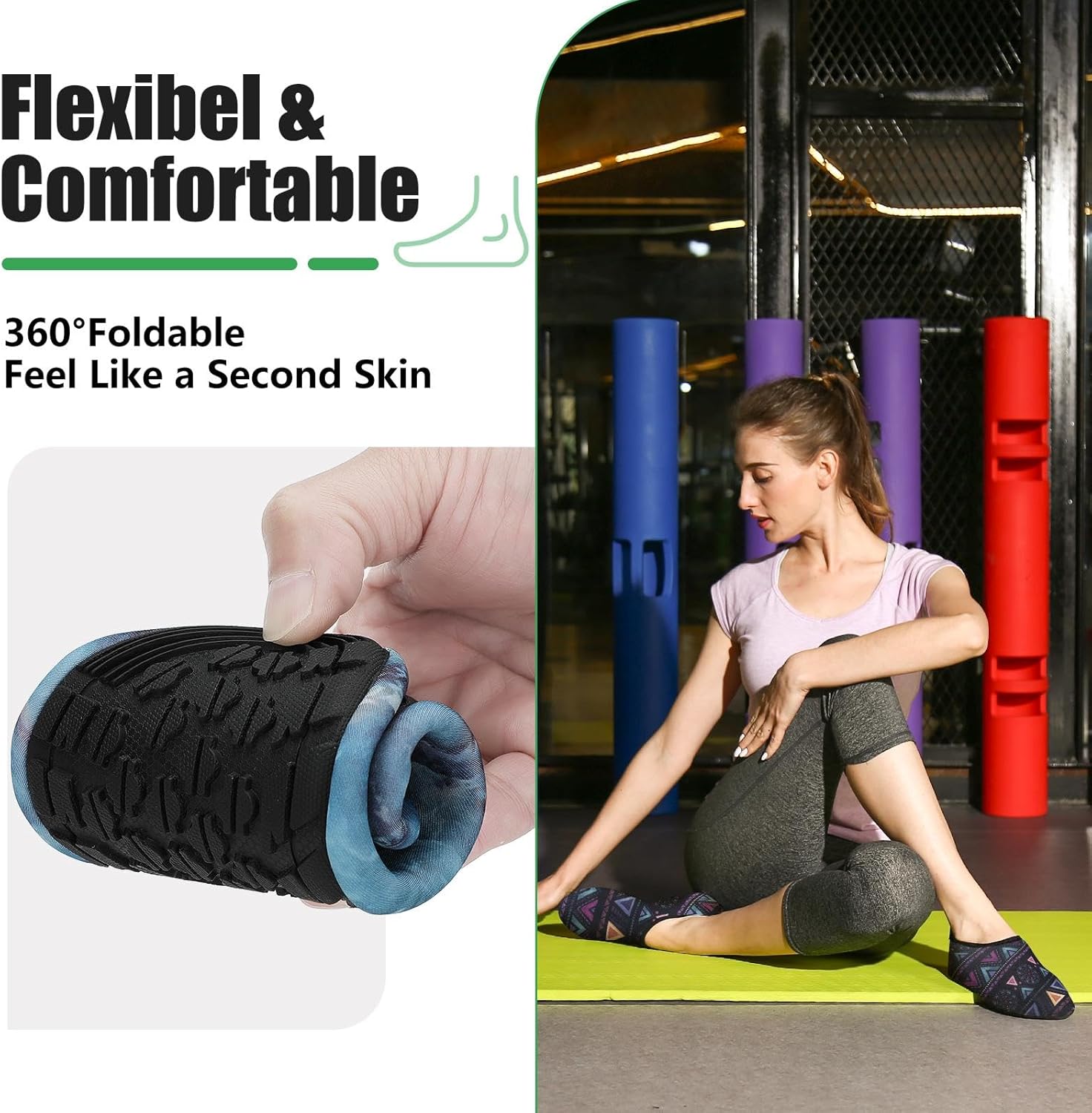 Thumbnail 5 de SAGUARO Chaussures pour sport aquatique mixte adulte — escarpins respirants à semelle antidérapante