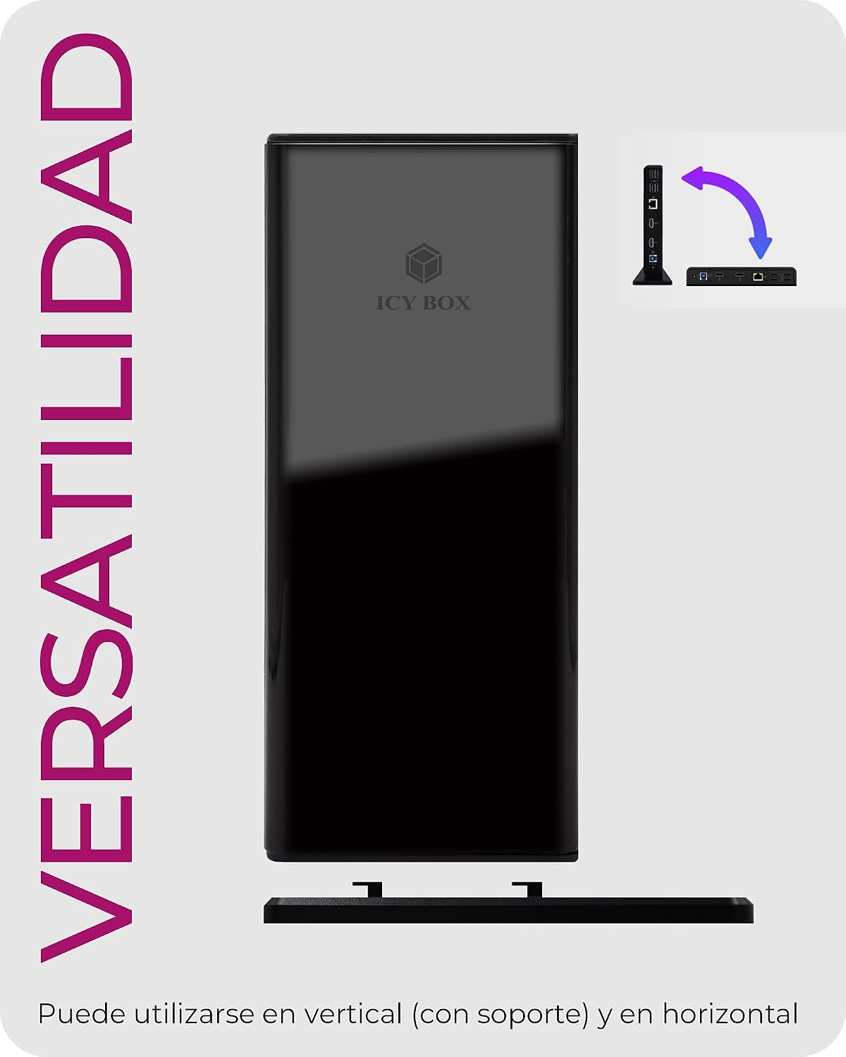 Detalle de ICY BOX IB-DK2251AC Docking Station 11 en 1