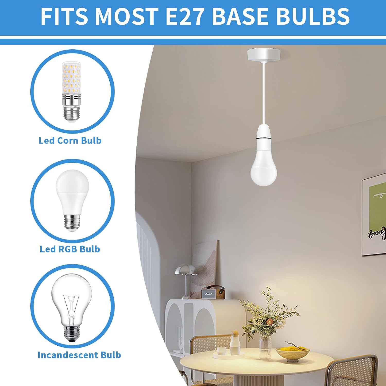 Detalle 1 de Caldarax Ceiling Pendant Light Fitting E27 150mm