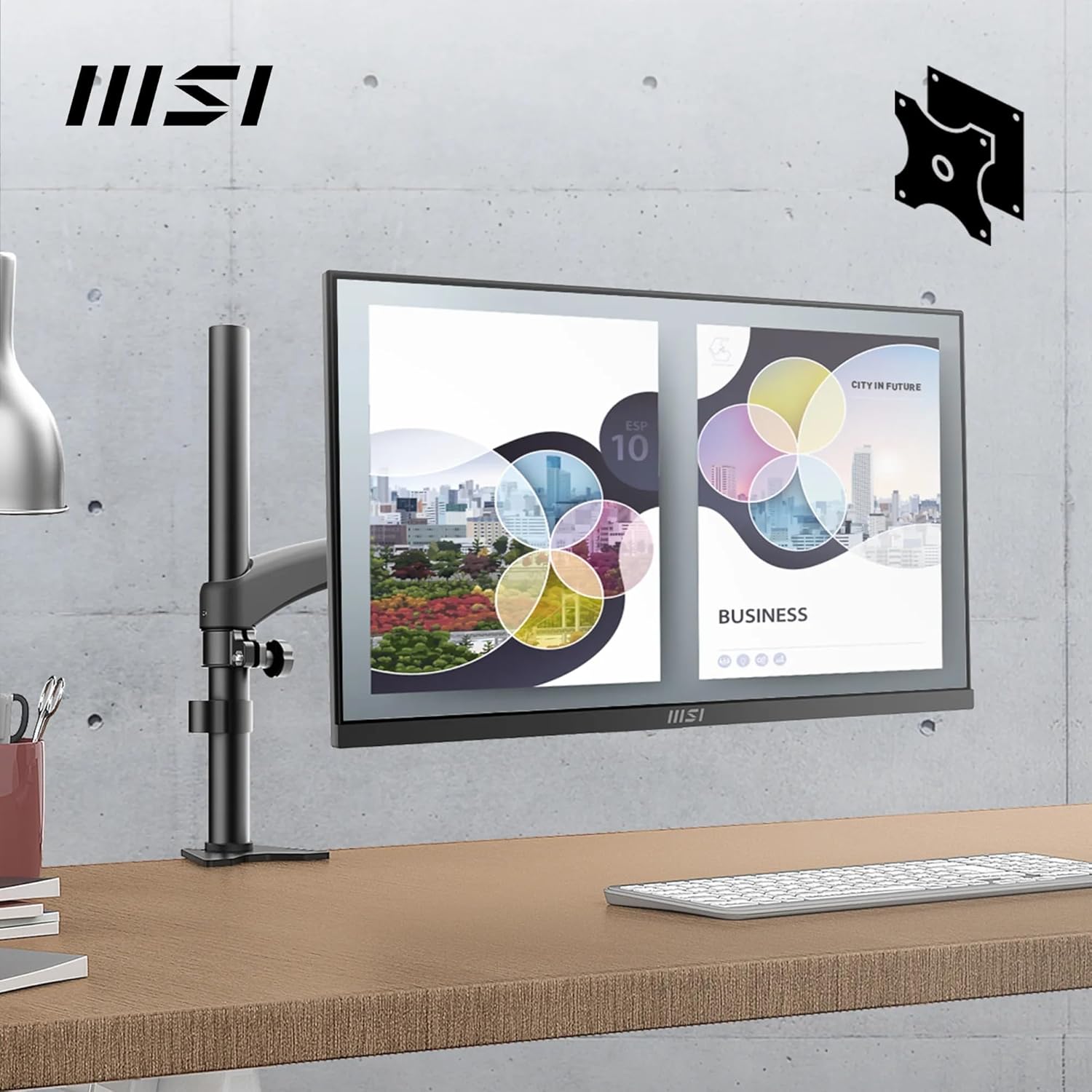 Thumbnail 4 de MSI PRO MP275 27" Full-HD Office-Monitor (IPS, 100 Hz) mit Augenkomfort & Lautsprechern