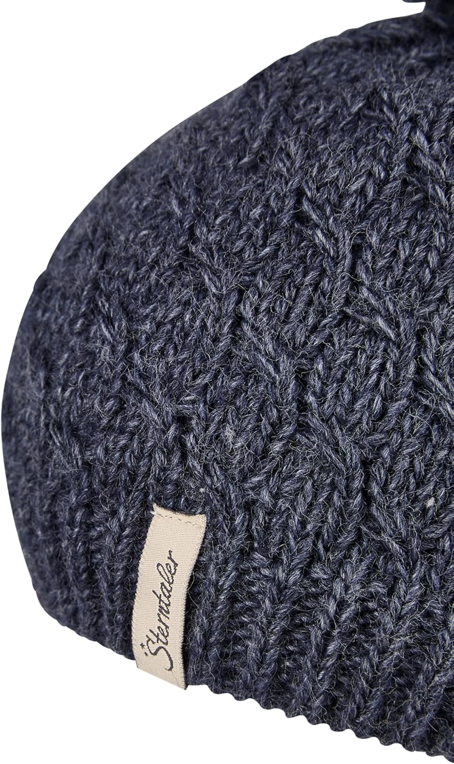 Thumbnail 4 de Sterntaler Beanie Mädchen Bommelmütze Meliert