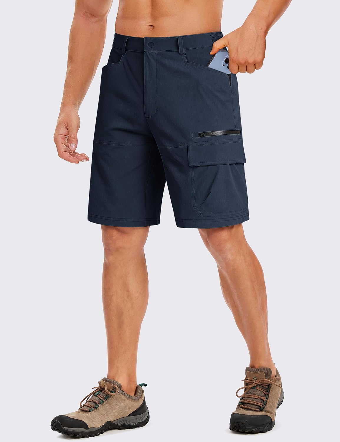 Thumbnail 1 de TACVASEN Men's Summer Outdoor Shorts: Quick Dry Water-Resistant Cargo for Hiking, Golf, and Work