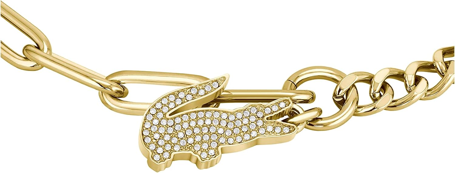 Thumbnail 1 de Lacoste Bracelet Crocodile en chaîne 19 cm