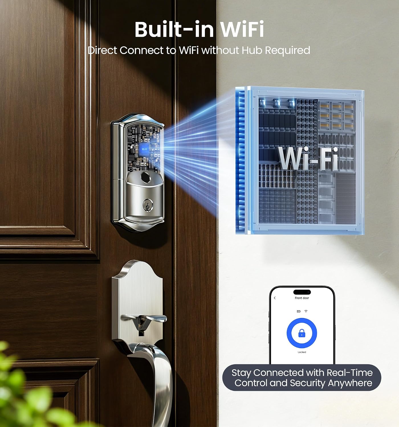 Detalle 2 de Veise Wi-Fi smart lock VE027