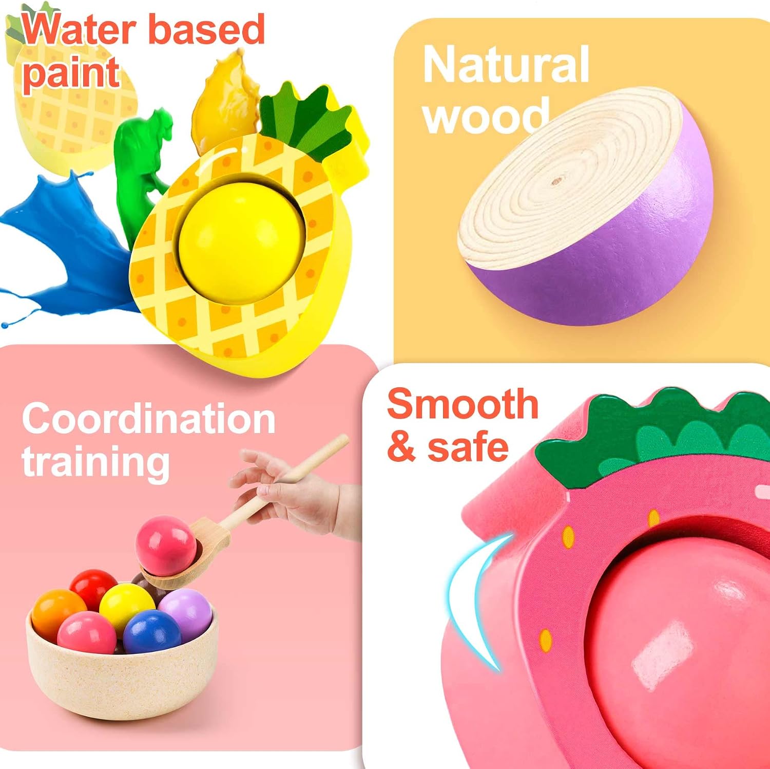 Thumbnail 4 de Seagoal Montessori Toys Wooden Sorting Set for Toddlers