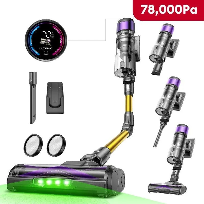 Detalle de Aspiradora sin cable Ultenic 78000PA 650 W con cepillo Zero-Tangle
