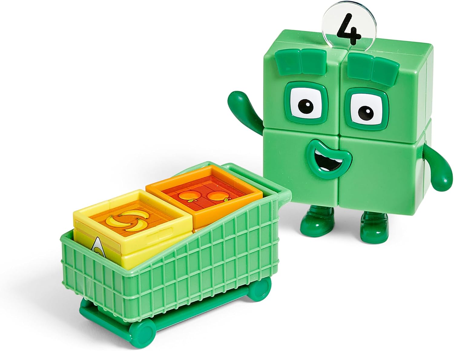 Detalle 2 de Learning Resources Numberblock Vier – Verkaufs- und Zählspaß für Kinder ab 3 Jahren