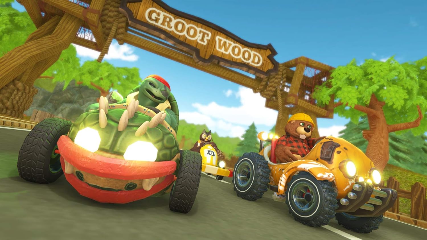 Detalle 2 de ANIMAL KART RACER 2 – Familien-Rennspiel für Nintendo Switch (Downloadcode)