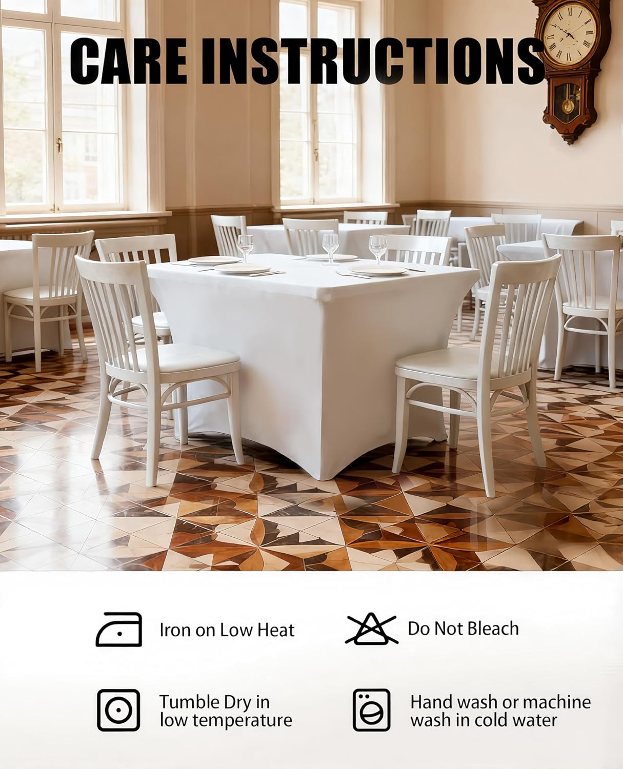 Detalle 2 de Lemict Stretch Tablecloth, 4 ft