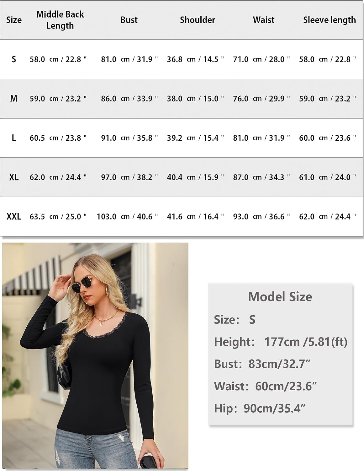 Thumbnail 5 de Crewhpo Womens Thermal Tops Long Sleeve Base Layer
