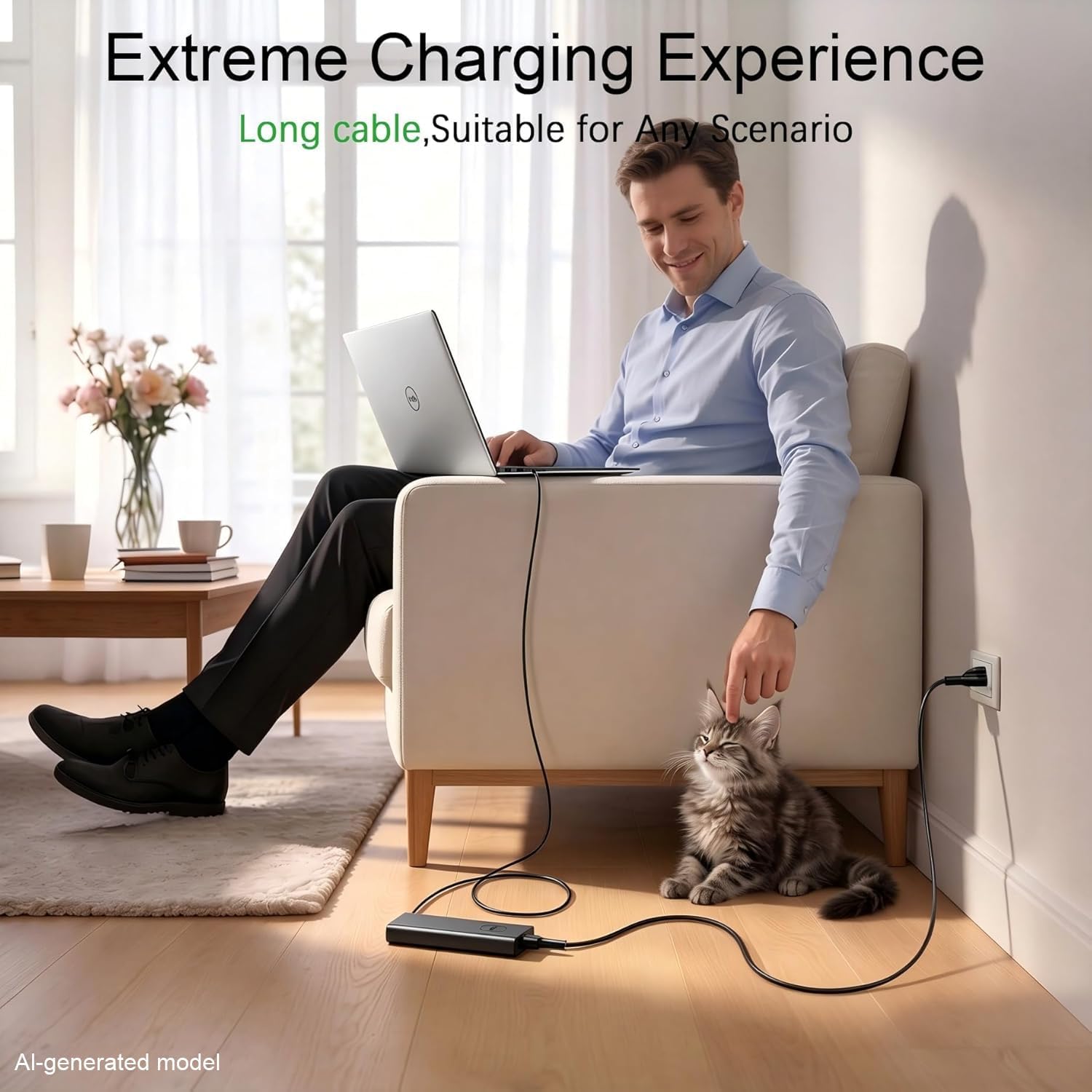 Thumbnail 6 de 130W USB-C Laptop Charger for Dell XPS, Precision, Latitude — High-Efficiency PD Power Supply
