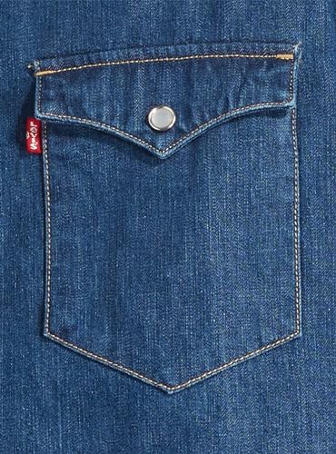 Detalle de Levi's Barstow Western Standard Med Indigo