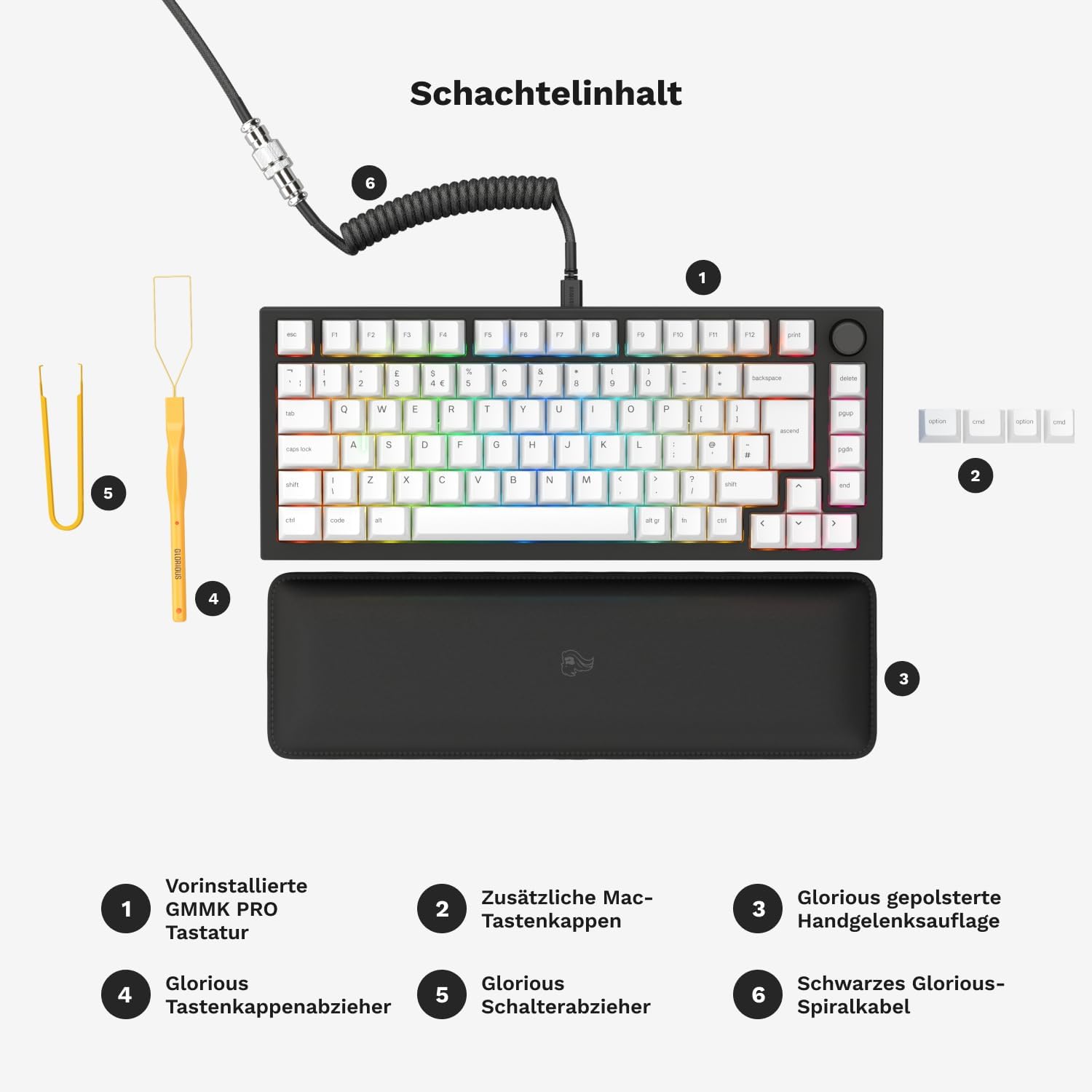 Thumbnail 5 de Glorious GMMK PRO 75% mechanisches Keyboard ⌨