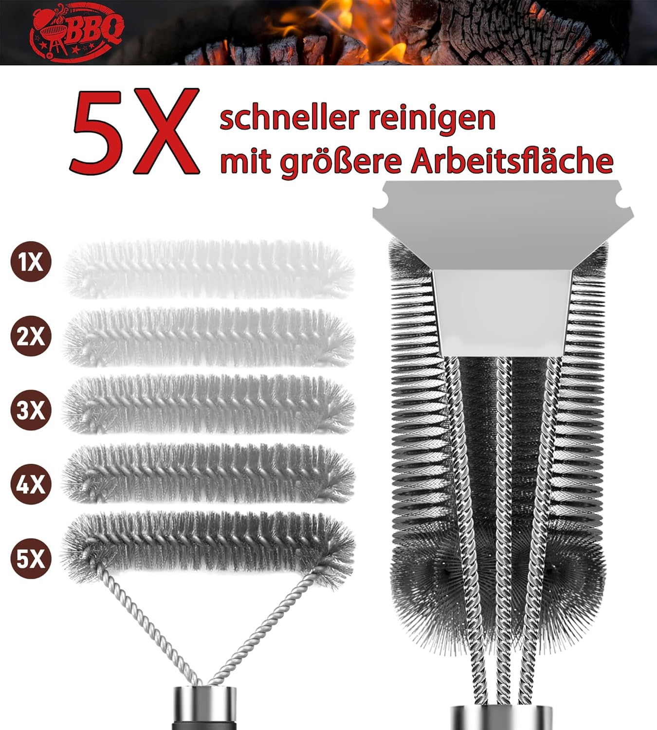 Thumbnail 3 de TNTOR Grillbürste 3in1
