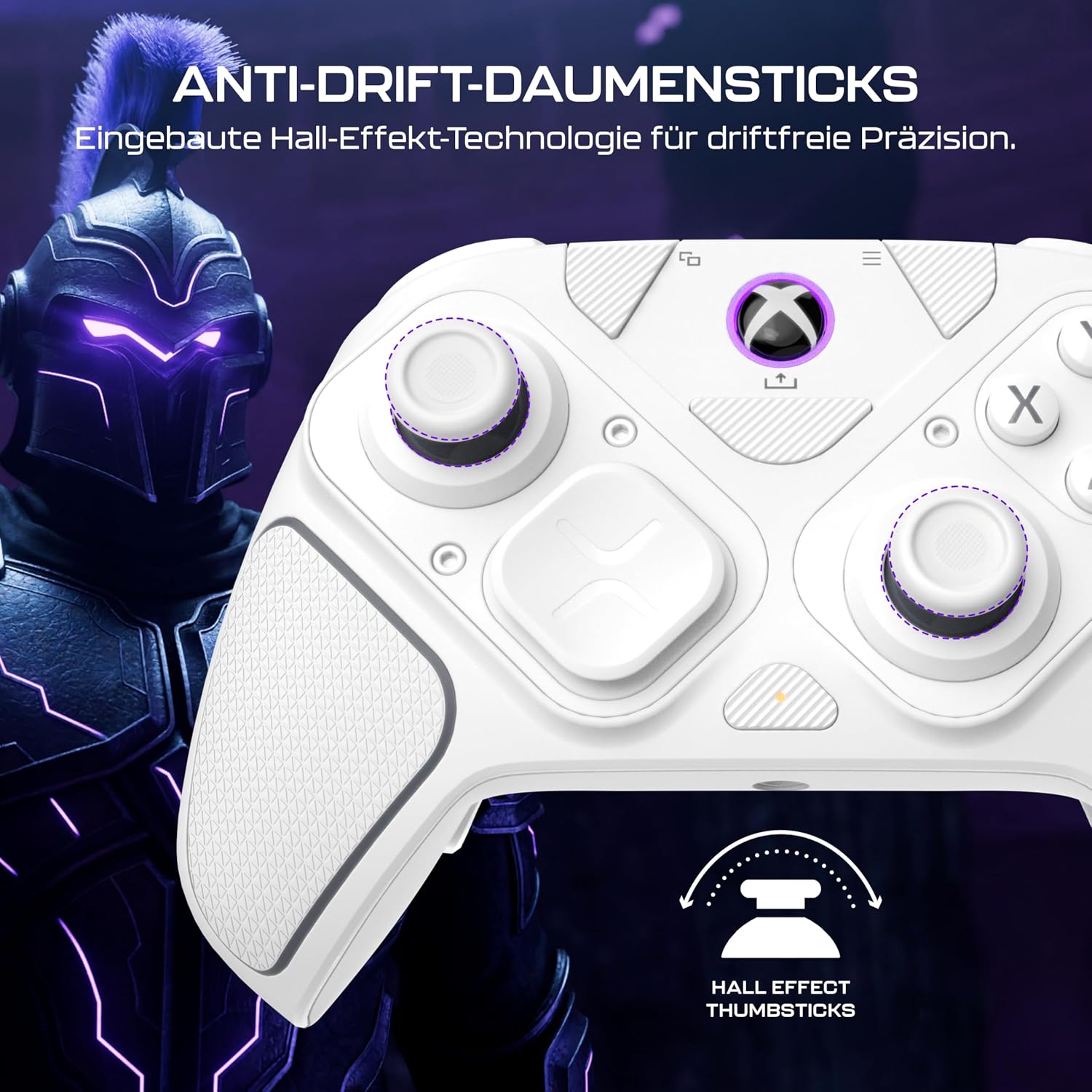 Detalle 2 de Turtle Beach Victrix Pro BFG Reloaded Wireless Modular Xbox Controller Weiß – Offiziell lizenziert