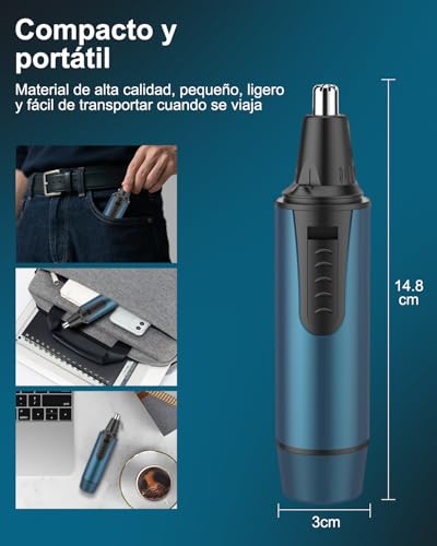 Detalle de Cortapelos Nariz y Oreja 3 en 1 Profesional de NUMIFUN