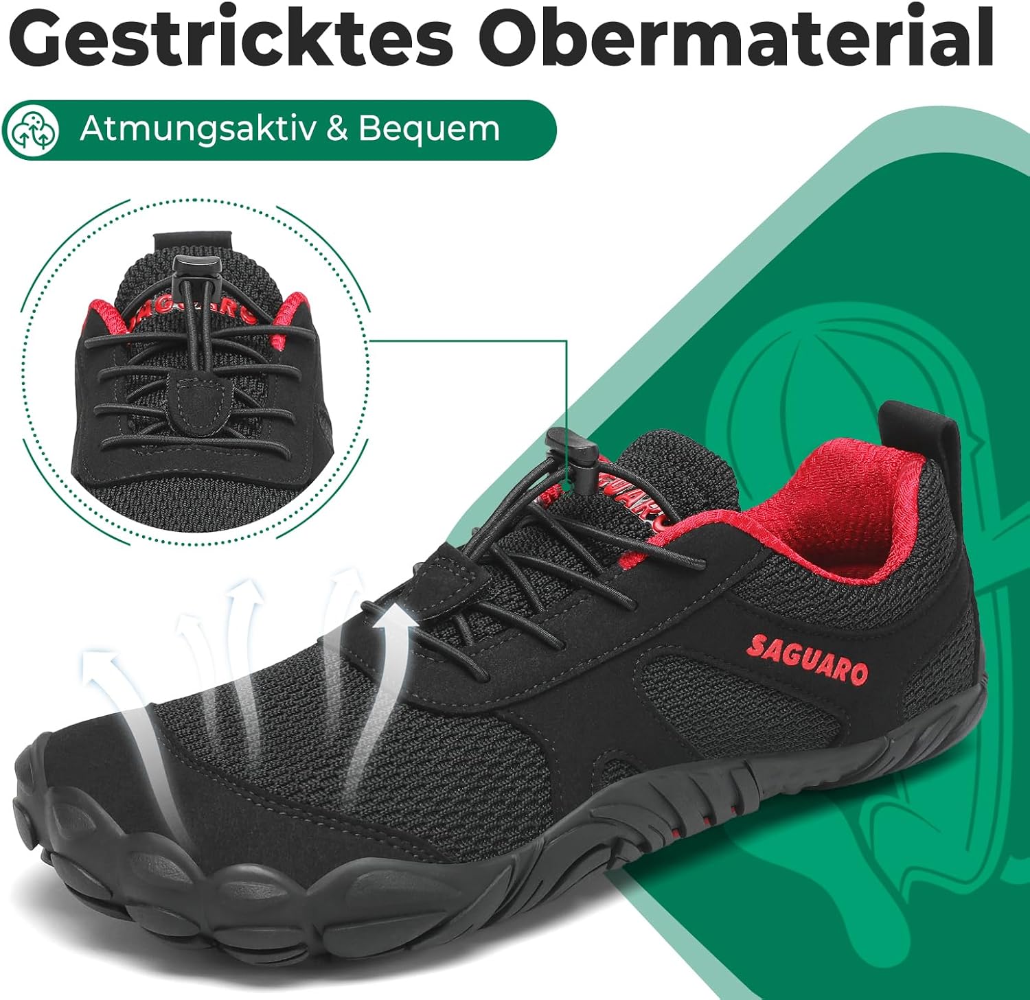 Thumbnail 2 de SAGUARO Knit Barfußschuhe rutschfest – Zero-Drop Barfußschuhe für Damen & Herren, Größe 36–48
