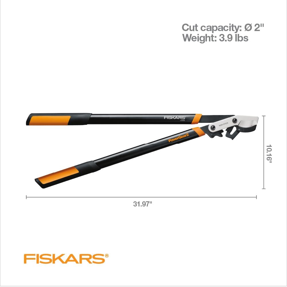 Thumbnail 5 de Fiskars 394801-1003 takkenschaar met PowerGear2 en stalen lemmet