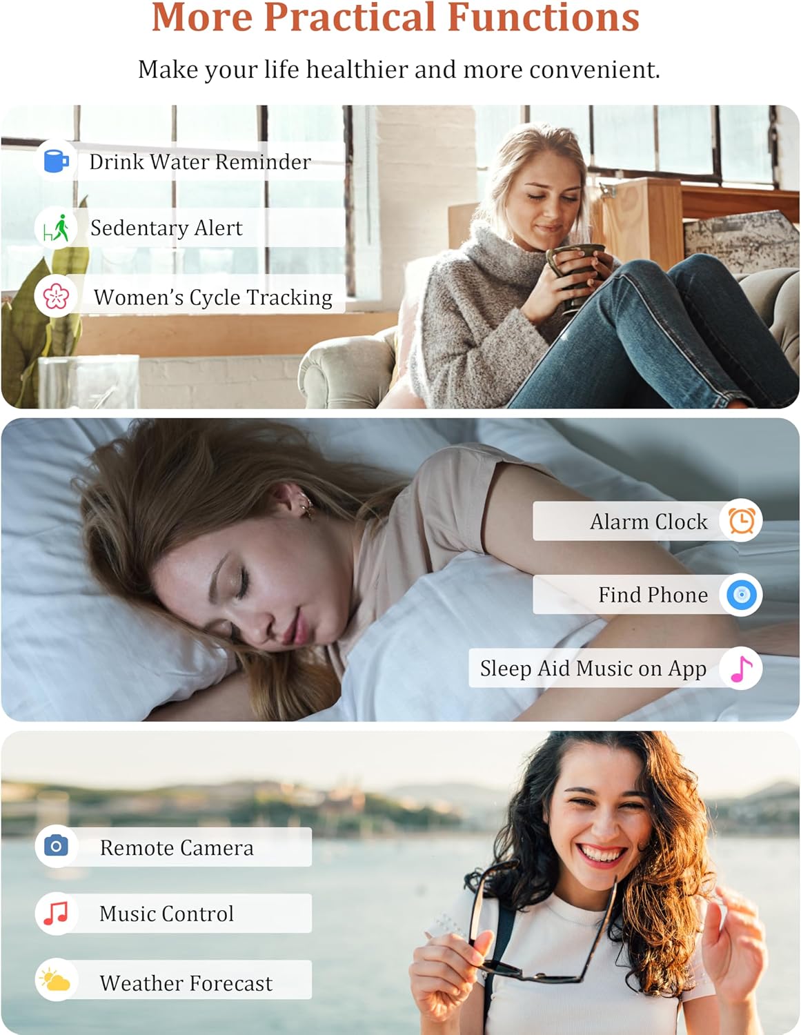 Thumbnail 6 de LODIMEKE Smart Watch with Alexa Built-in – 1.83", IP68, 110+ Sports, Heart Rate & SpO2