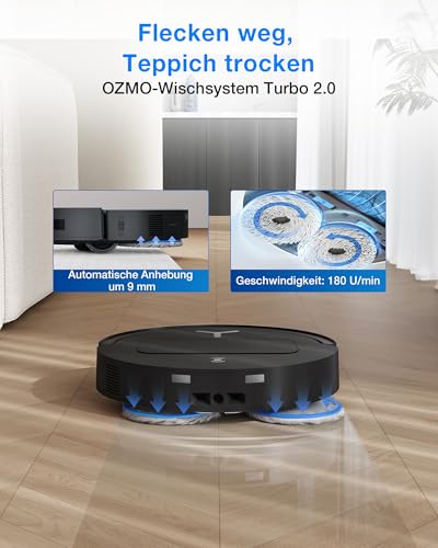 Detalle 2 de ECOVACS Deebot T50 Omni Gen3 Saugroboter – starke Saugkraft, smarte Wartung inklusive Omni-Station