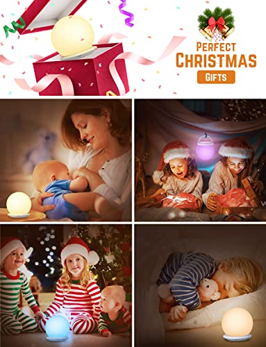 Detalle de Veilleuse Enfant Rechargeable KOOFIT – 1H Minuteur, 8 couleurs et contrôle tactile