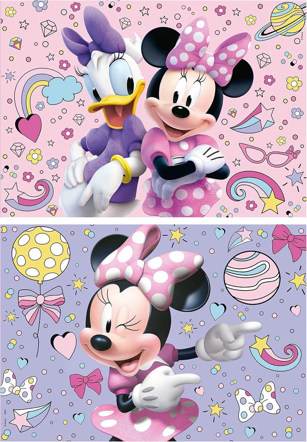 Thumbnail 1 de Educa Minnie – Ensemble de 2 puzzles enfants de 48 pièces, dès 4 ans (28 x 20 cm)