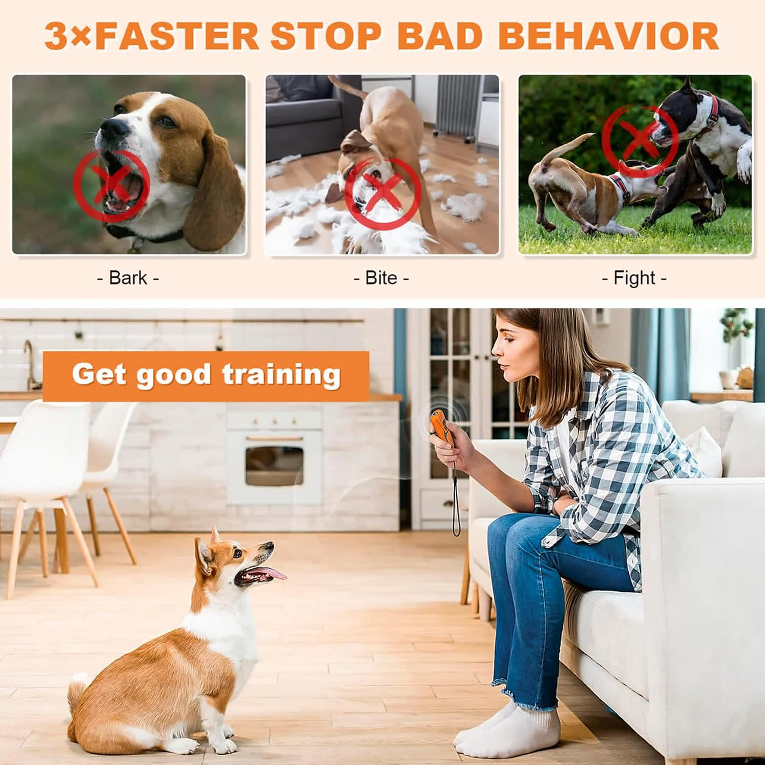 Detalle de Honey Paws Ultrasonic Anti Barking Device for Dogs