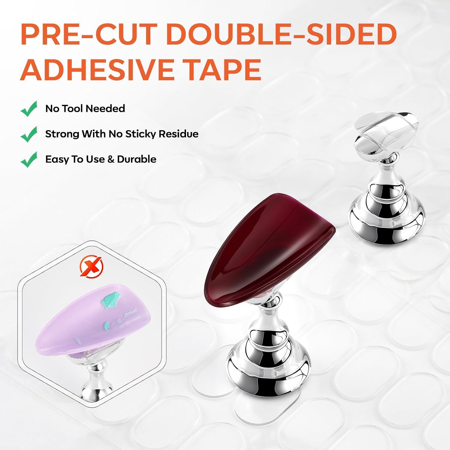 Detalle 1 de Makartt Magnetic Nail Stand, 12-Tip Capacity
