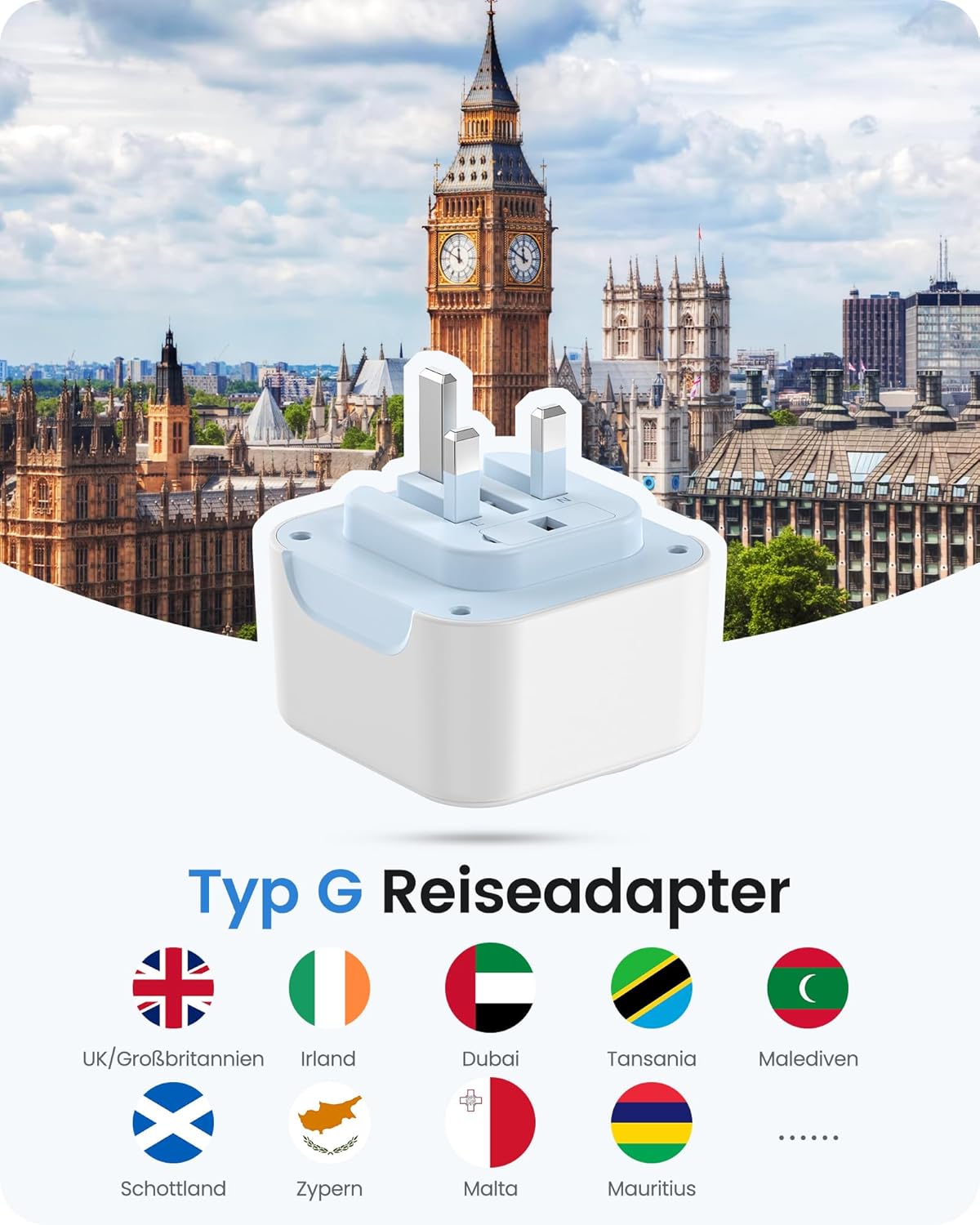 Thumbnail 1 de LENCENT Klappbarer Adapter 130 g 🔌