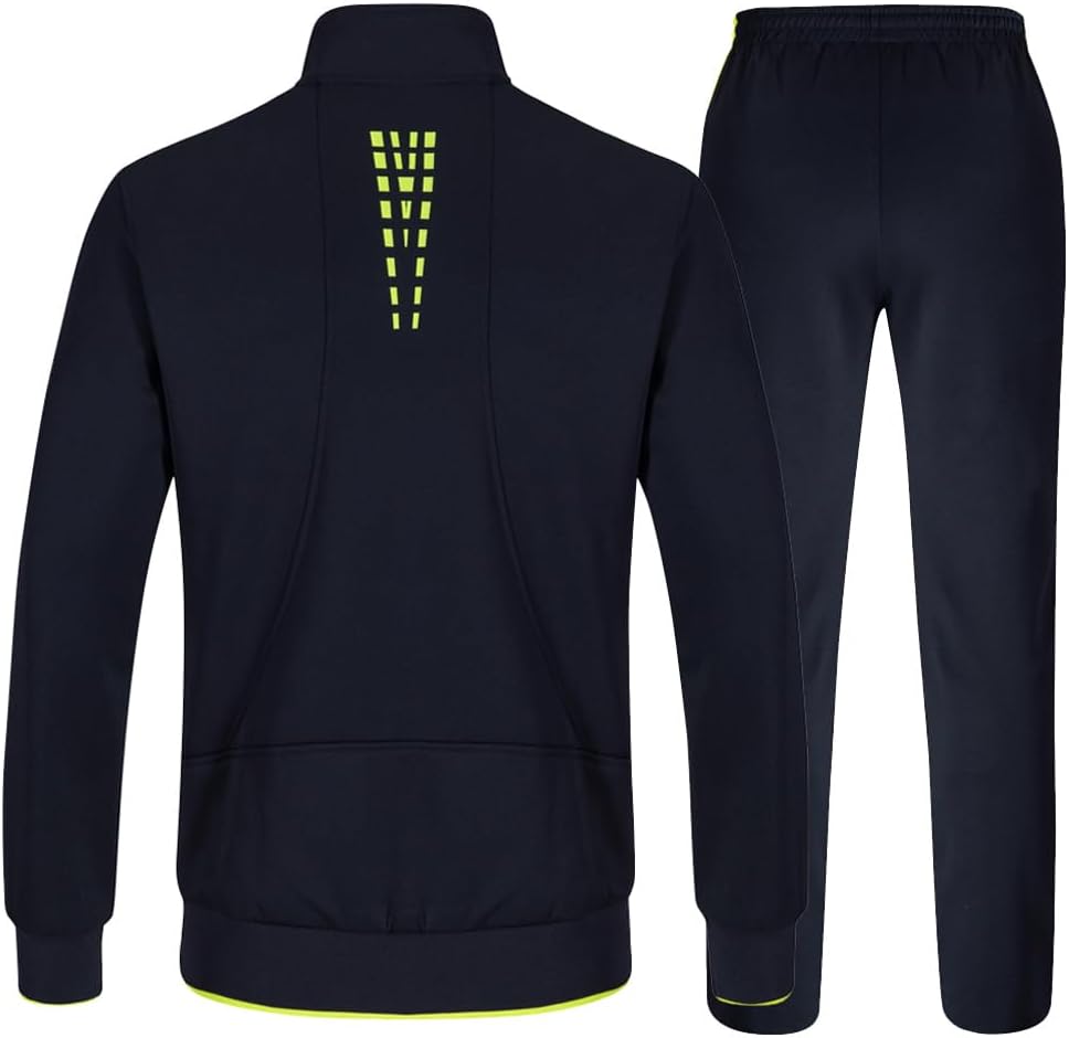 Detalle de donhobo Herren Jogginganzug Trainingsanzug mit Reißverschluss (Stehkragen)