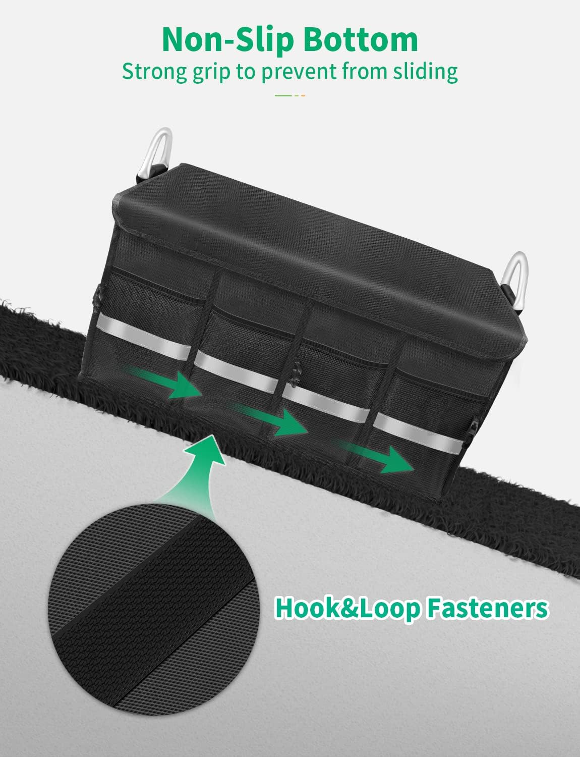 Thumbnail 6 de Oasser Car Boot Organiser 1680D, 65L