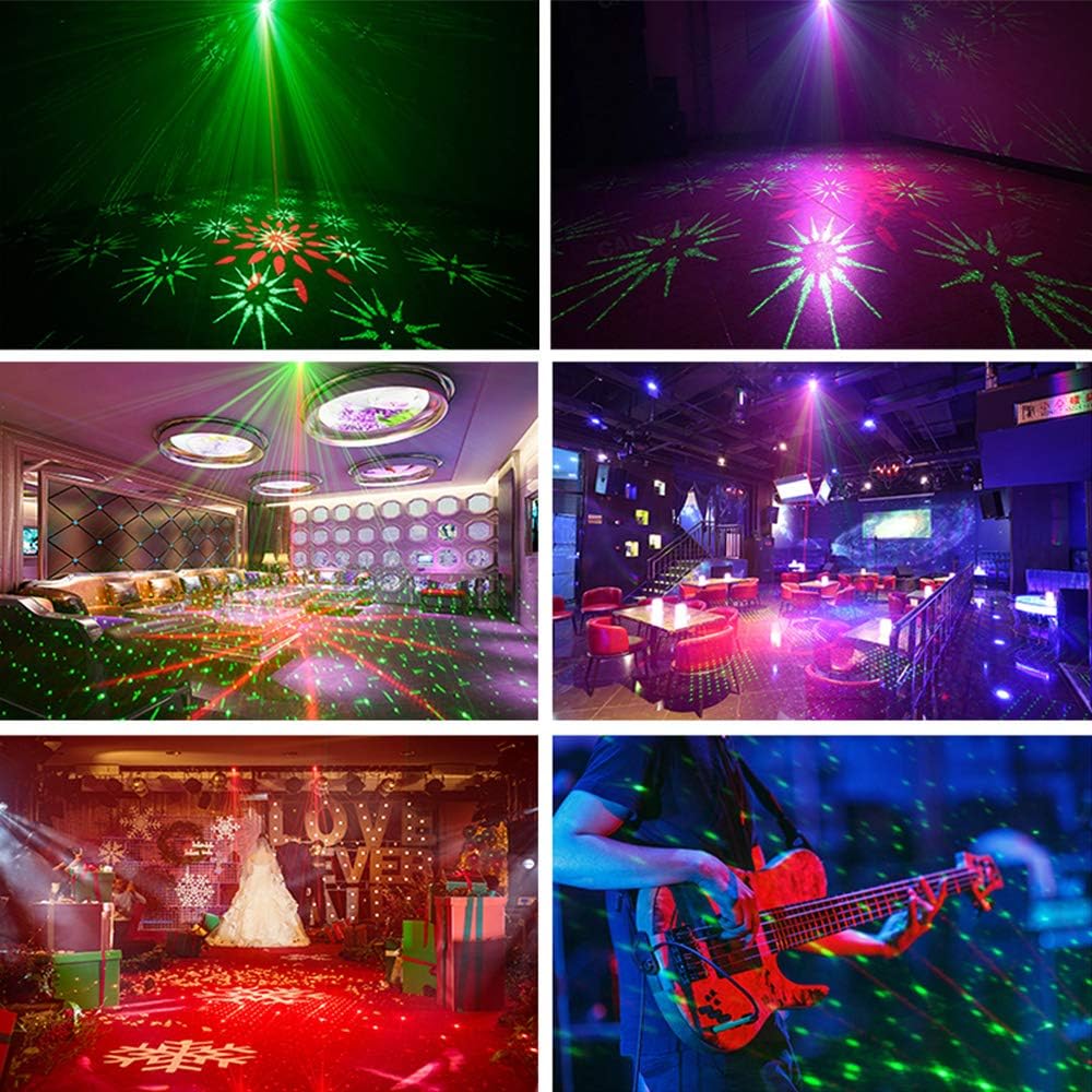 Thumbnail 6 de SPOOBOOLA EMS-08L Party DJ Light with Red-Green Patterns and Colour Backdrop