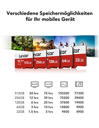 Thumbnail 4 de Lexar Scheda Micro SD 32 GB 2 Pack – UHS-I, A1, U1, V10, fino a 100 MB/s (+ adattatore SD)