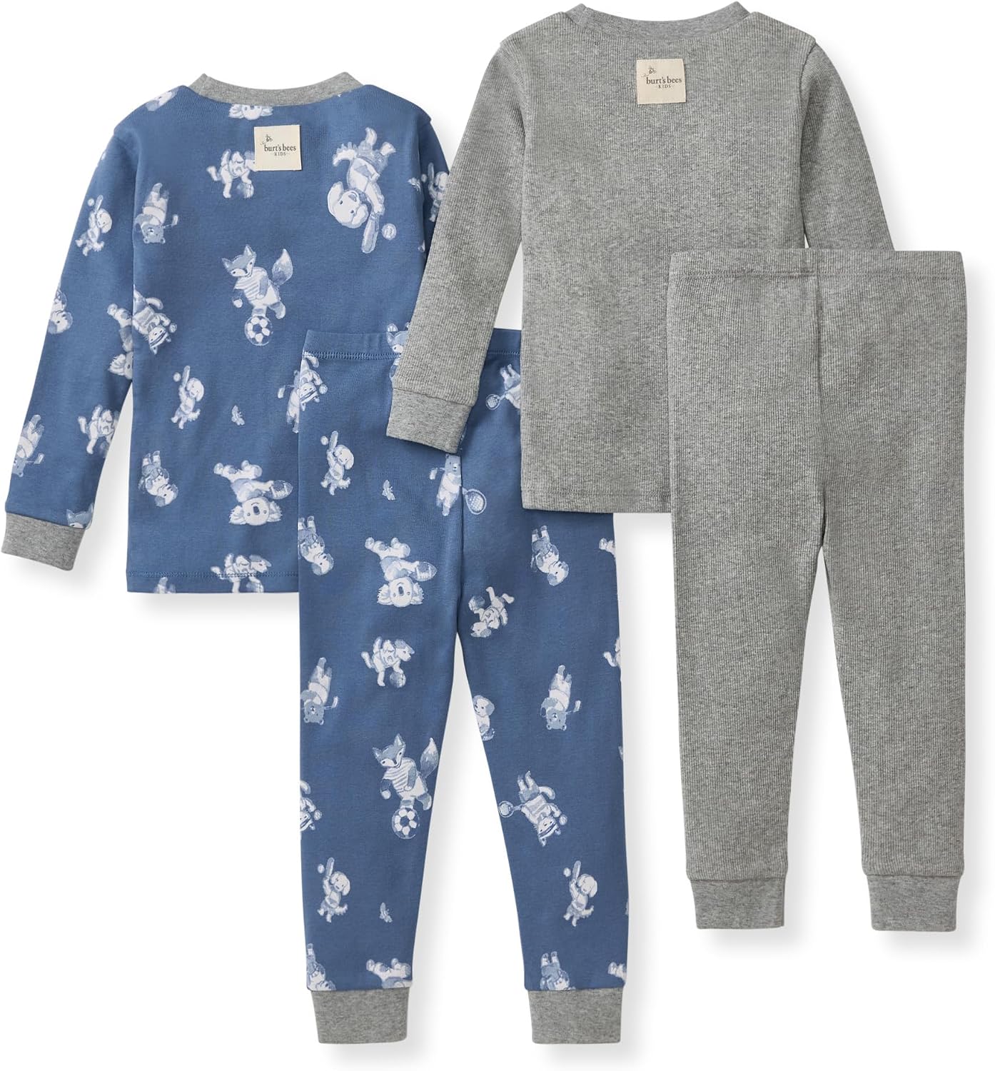 Thumbnail 1 de Burt's Bees Baby Boys’ Organic Cotton 2-Piece Long Sleeve Tee and Pants Pajama Set