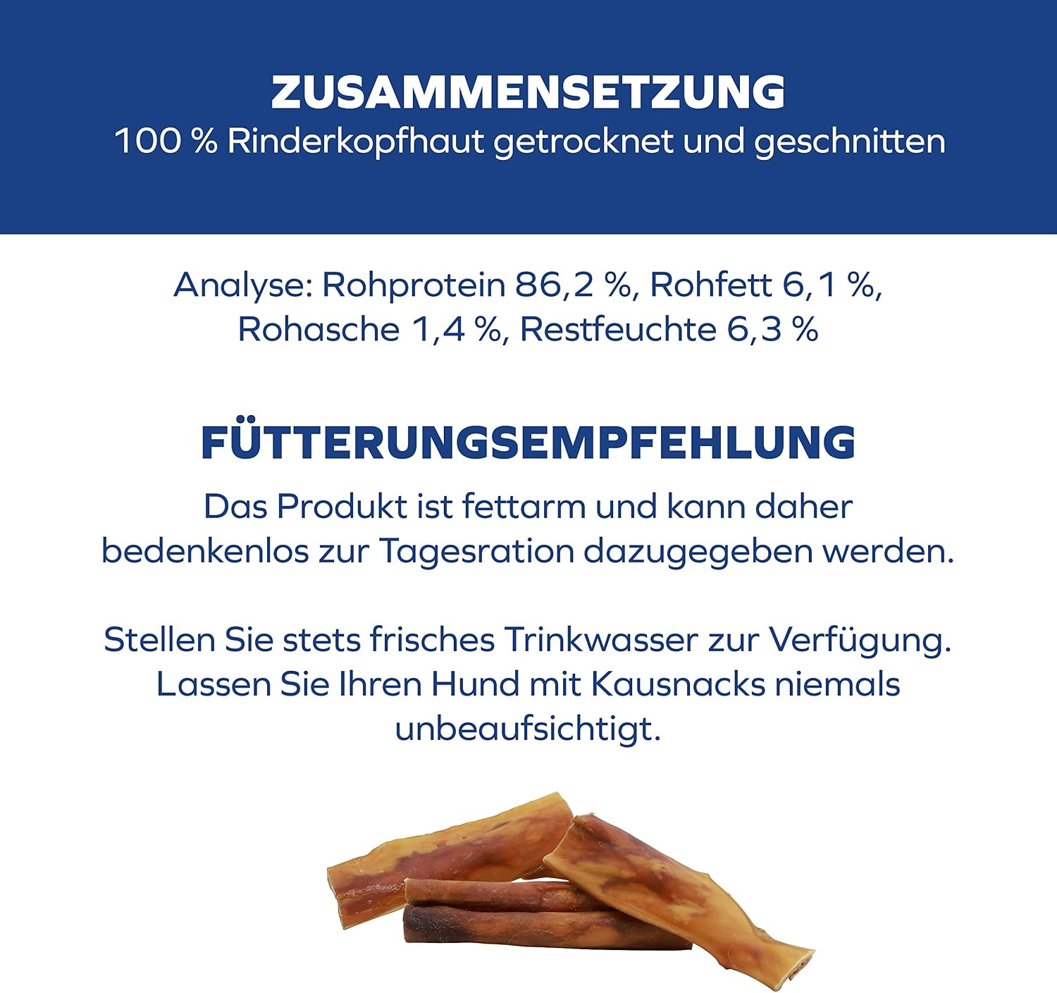 Thumbnail 5 de Tiernahrung Schwenner Rinderkopfhaut 1000g