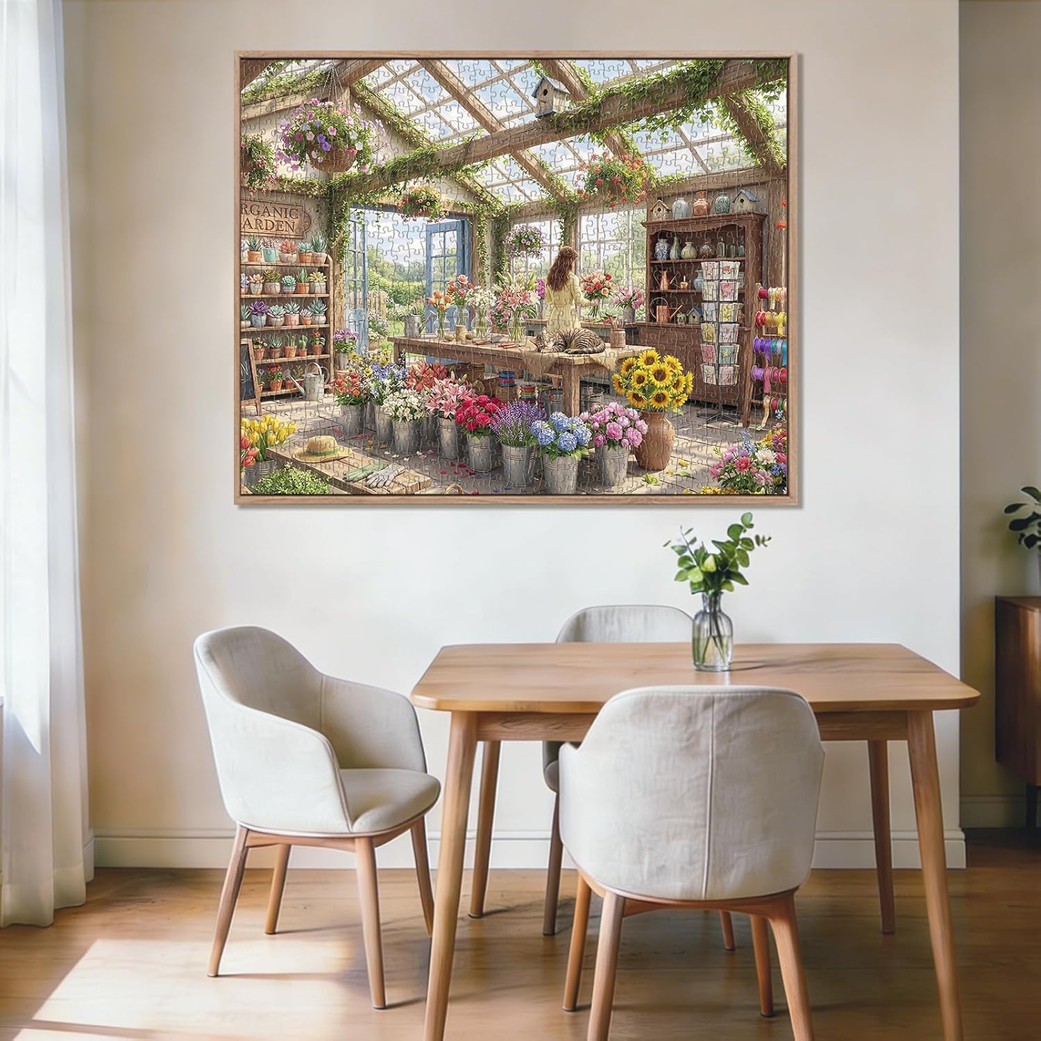 Detalle de Cozy Flower Shop Puzzles for Adults 1000 Pieces