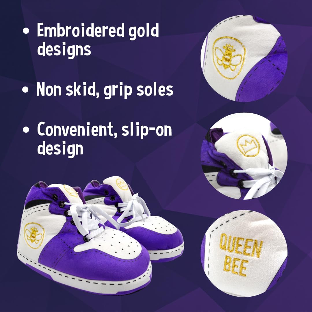 Thumbnail 2 de Baffies' Krazy Kicks Football Pro Jordan Slipper Trainers – novelty slip-on with memory foam