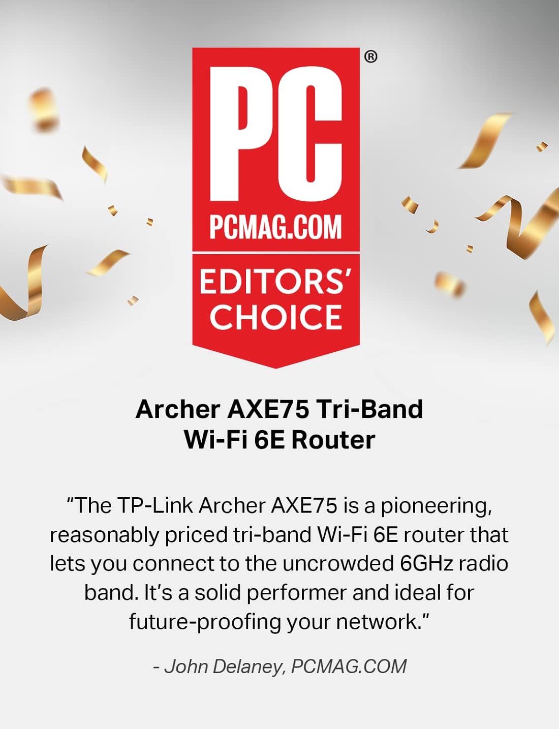 Thumbnail 1 de TP-Link Archer AXE75 WiFi 6E Router 5400 Mbps 📶