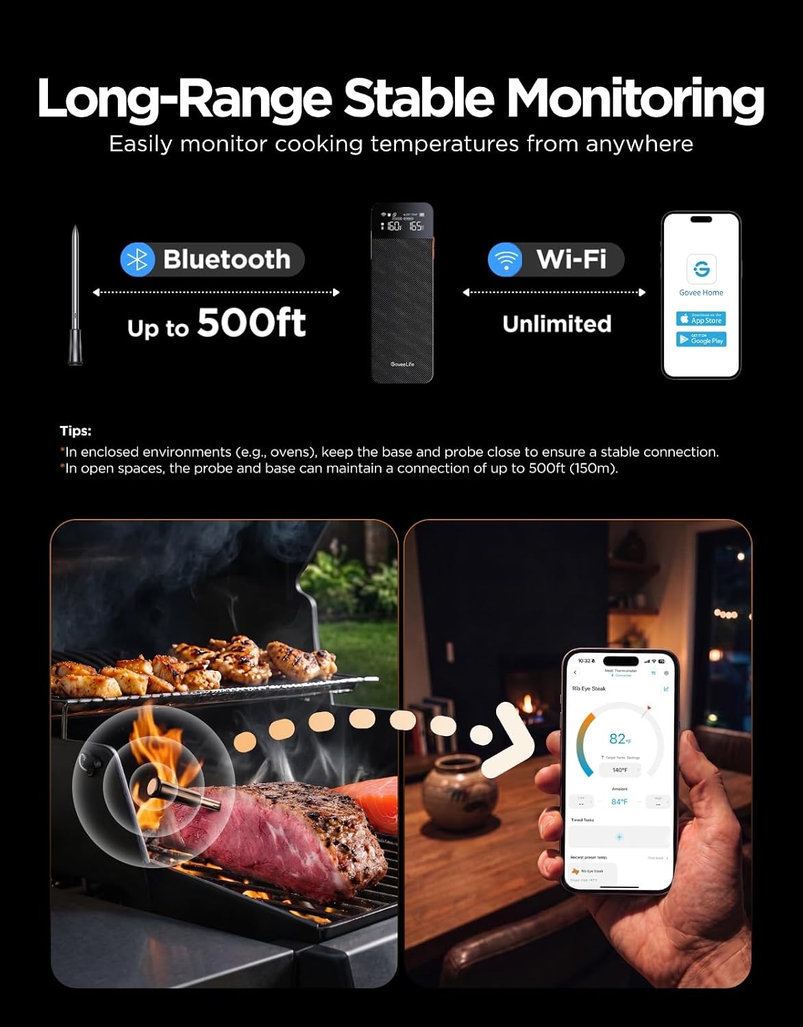 Detalle de GoveeLife Wireless Meat Thermometer