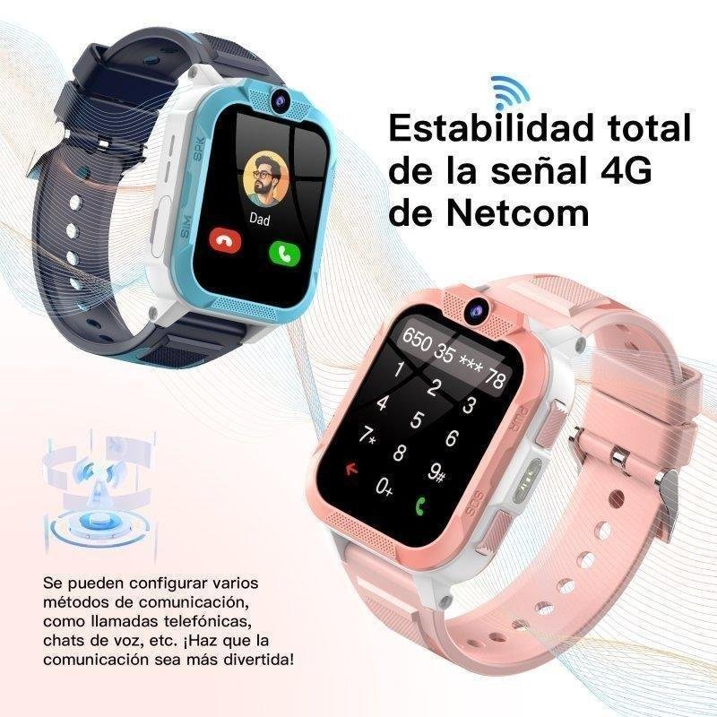 Detalle 2 de Blackview Z40 Pro GPS: Reloj infantil Rosa 1,85" con localización en tiempo real y control parental
