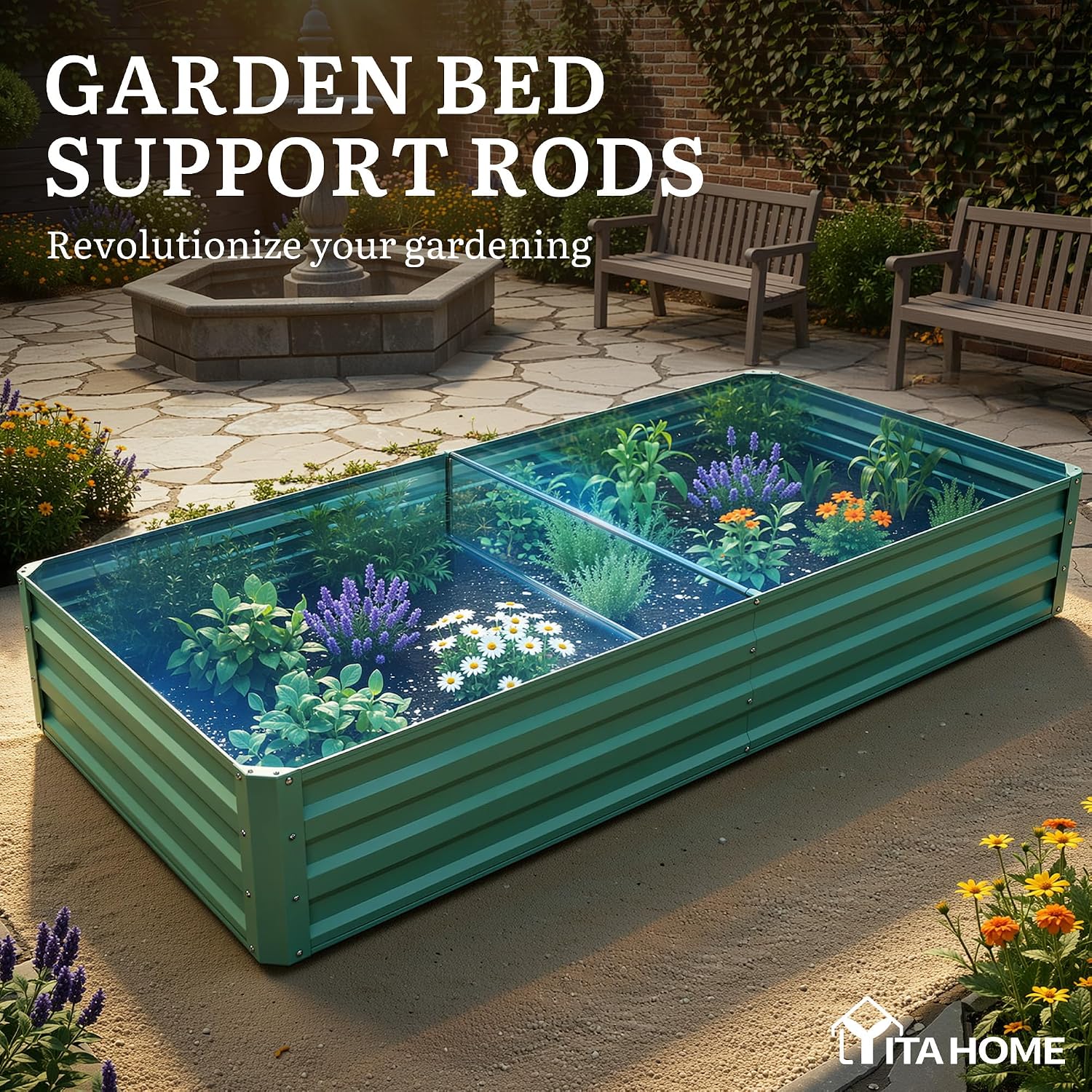 Thumbnail 6 de YITAHOME Raised Garden Bed Kit, 6 x 3 x 1 ft