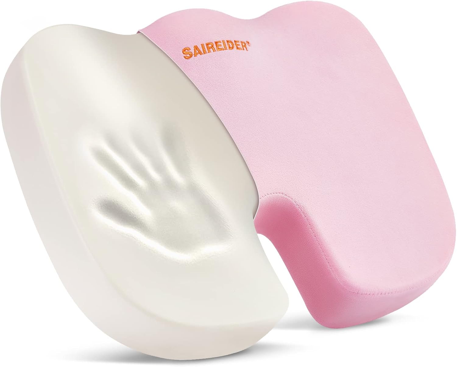 Detalle de SAIREIDER SrdSeatCushion-A01P Memory Foam Seat Cushion, Pink