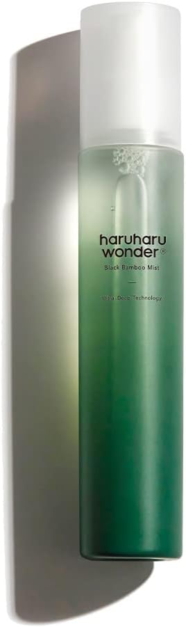 Haruharu WONDER Brume de Bambou Noire (5,07 fl. oz) – Hydratante et raffermissante avec ginseng Panax