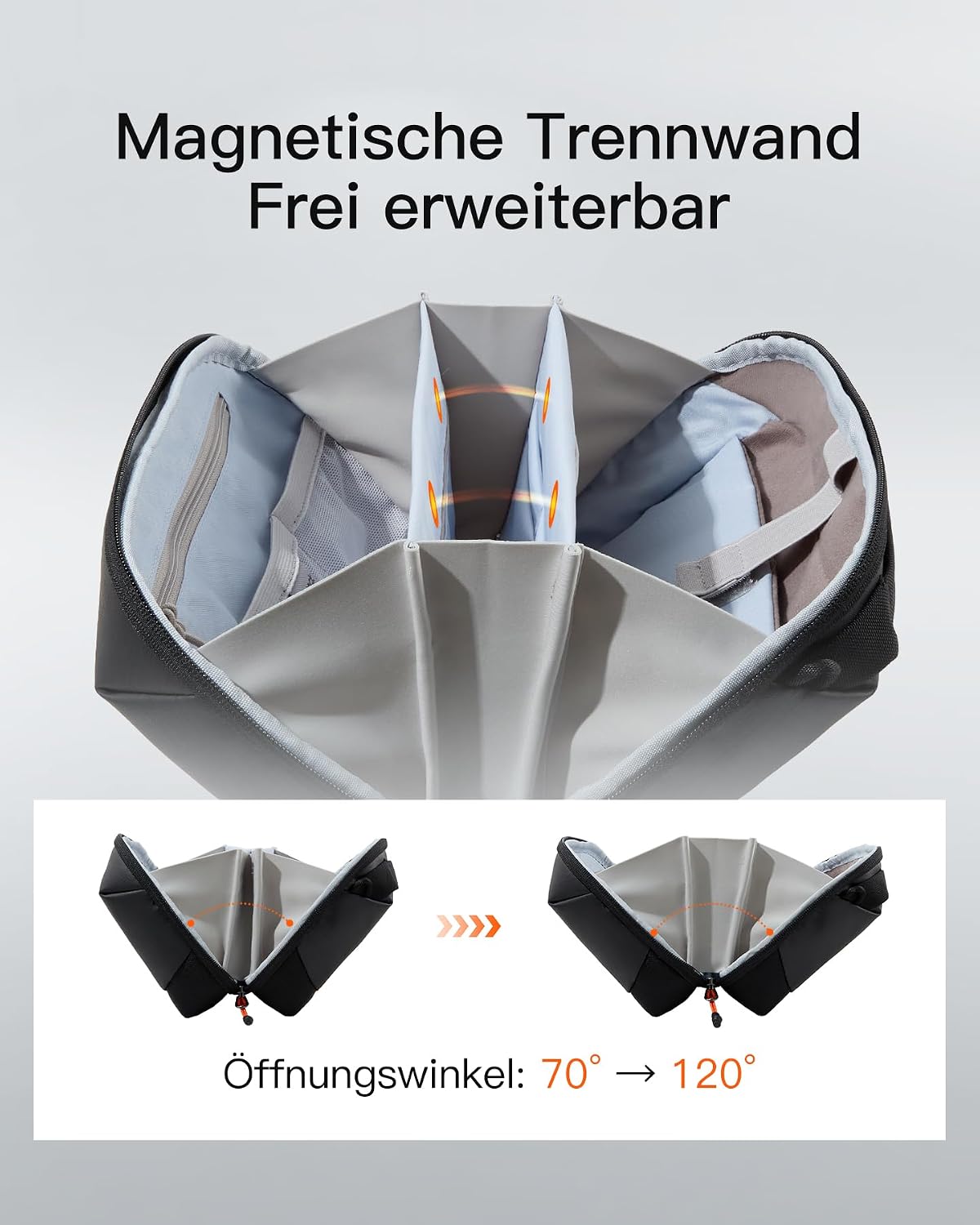 Detalle 1 de Inateck Organizer für Elektronisches Zubehör