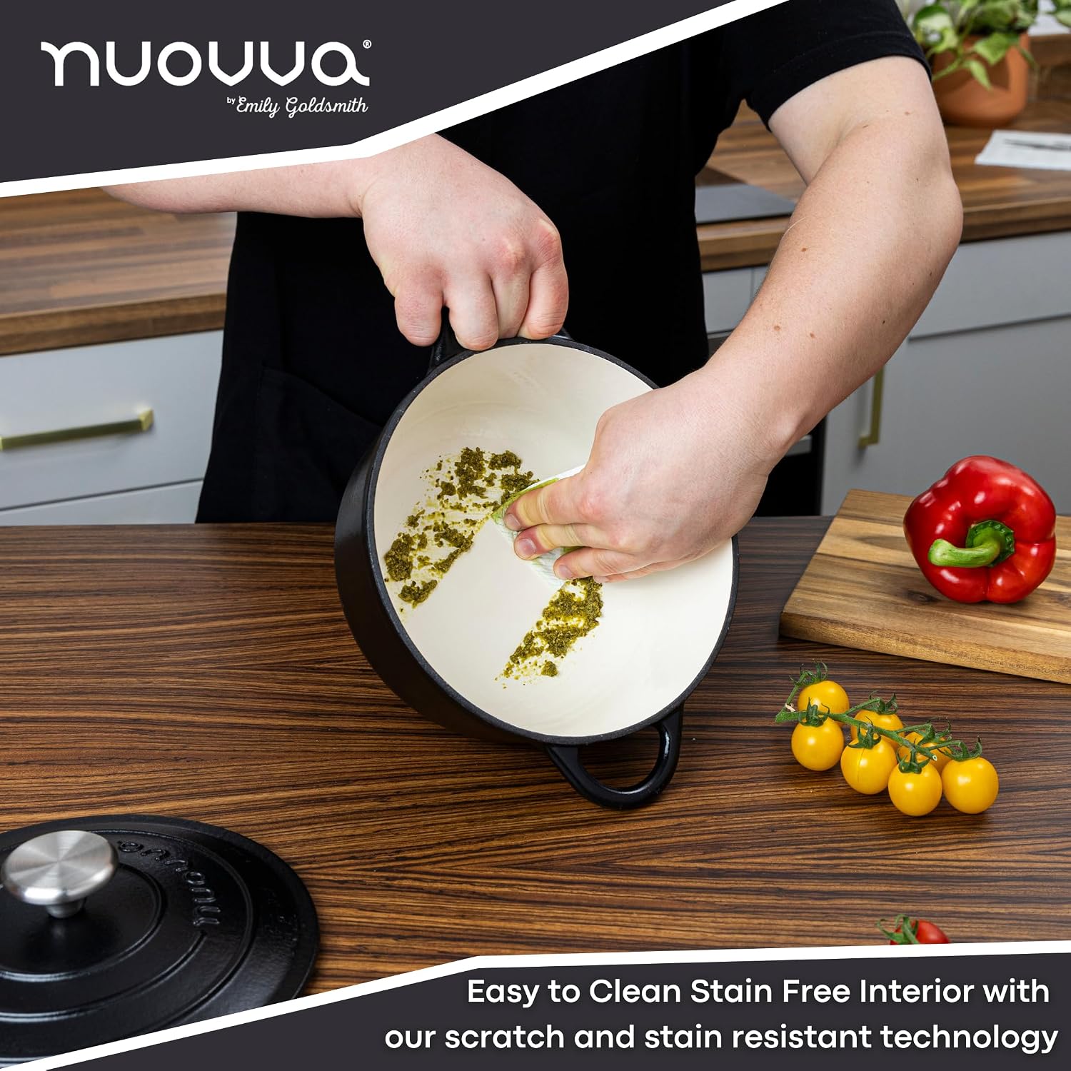 Thumbnail 5 de Nuovva 5-Quart Cast Iron Pot 24cm