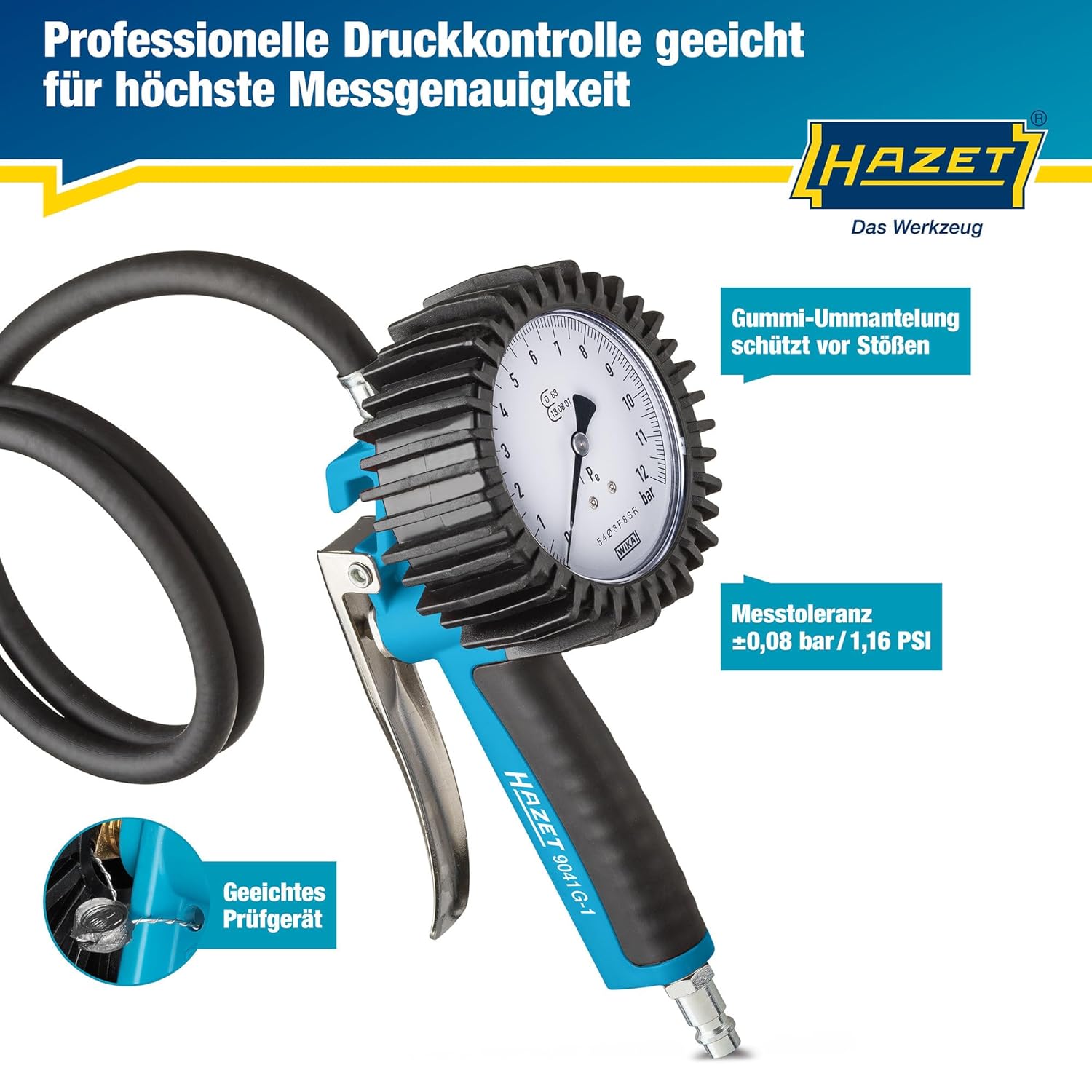 Thumbnail 6 de Hazet Reifenfüll-Messgerät 9041G-1 I