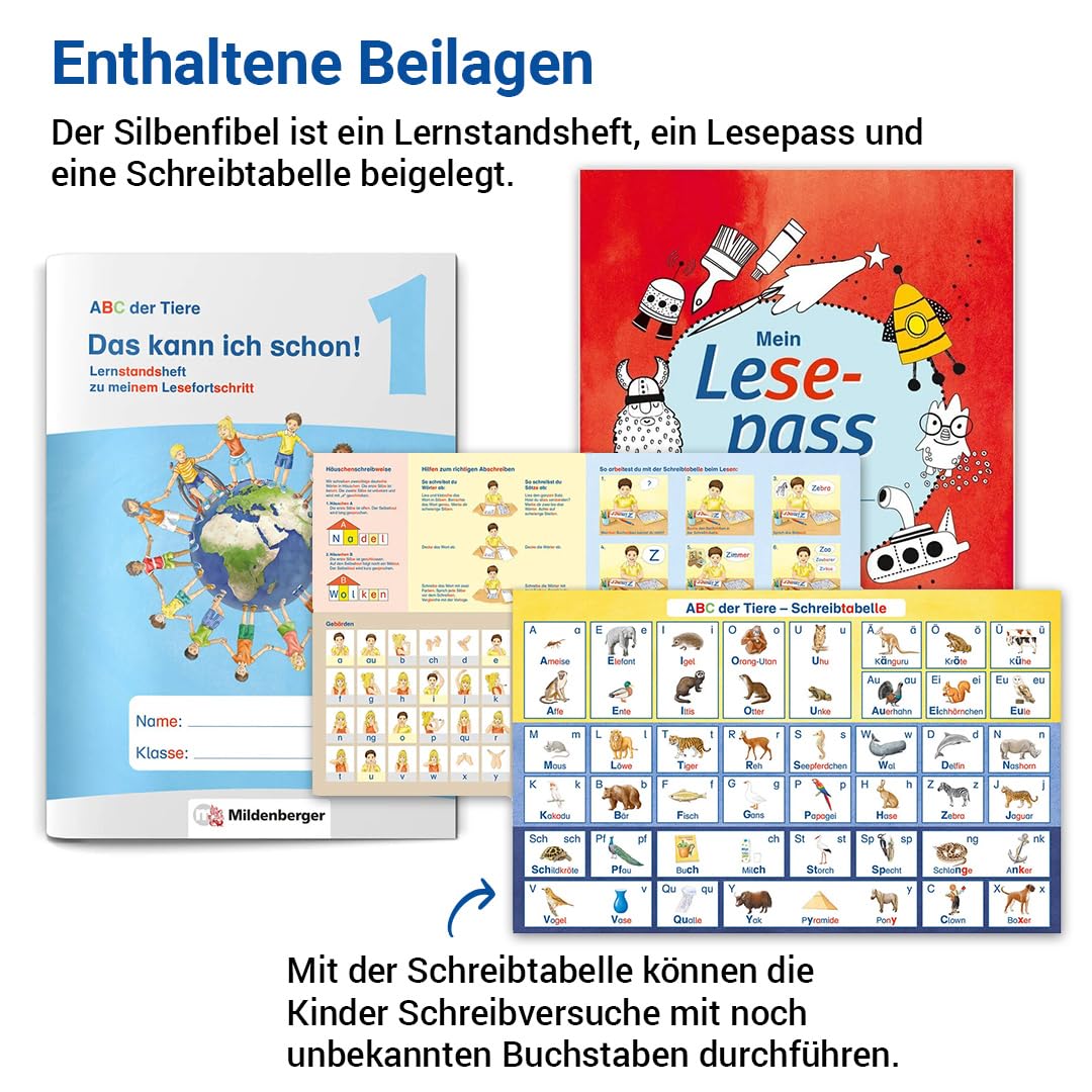 Thumbnail 6 de Mildenberger Verlag: ABC der Tiere 1 Neubearbeitung – Die Silbenfibel® som läsinlärningsbok