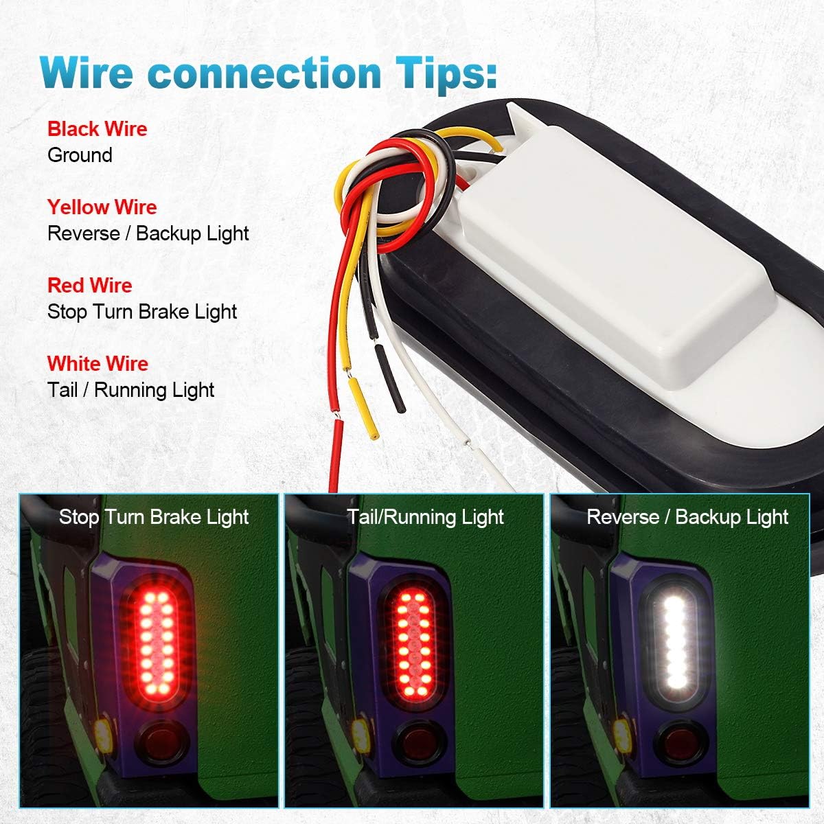 Thumbnail 5 de Partsam LED trailer lights, 6.3-inch